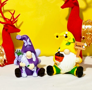 Figura <span class=keywords><strong>de</strong></span> Resina <span class=keywords><strong>de</strong></span> Duende - Duende <span class=keywords><strong>de</strong></span> Jardín Creativo que Atrae Abejas y Mariposas, Decoración para el Hogar - Product Image 2