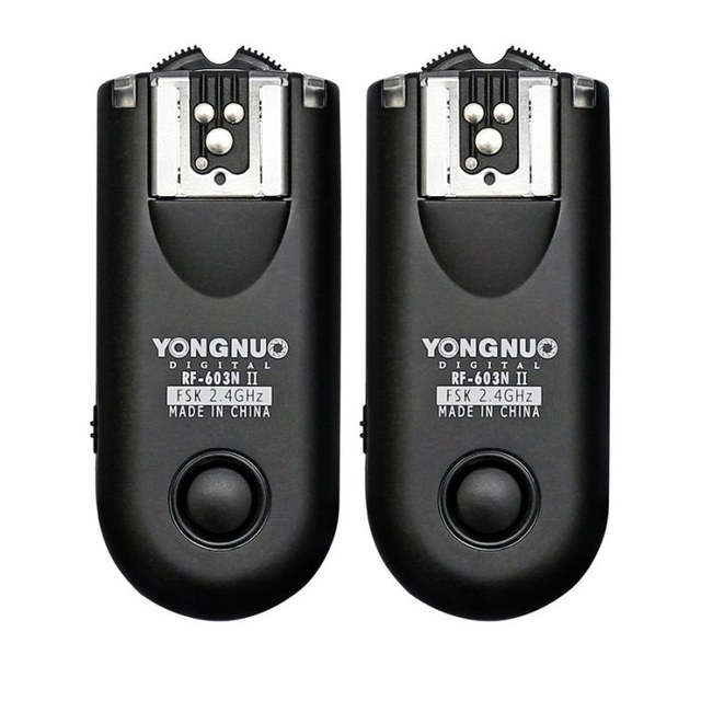 Yongnuo Wireless Flash Trigger RF-603 II for Canon or Nikon DSLR Camera
