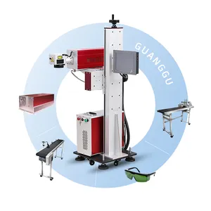 GUANGGU uv laser marking machine 10w Laser type UV laser source 355nm High speed scanning system for glass bottle