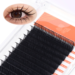 Extensiones de Pestañas Premade en Volumen 5D <span class=keywords><strong>Flora</strong></span> con Puntas Efecto Mojado - Product Image 1