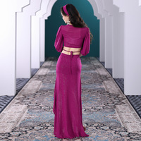 Ensemble de robe de danse du ventre, tenue d'entraînement, costume de scène, robe de bal, tenue de scène standard, tailles S-XL