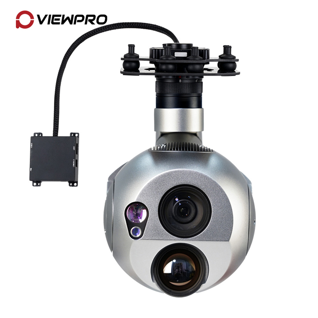 VIEWPRO A40TR-35 EO/IR Triple Sensors Gimbal Camera With 40x Optical Zoom 35mm IR Thermal 3000 Meters LRF Al