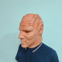Movie the Orville Cosplay Costume Alien Makrani Masque en latex pour les fêtes masquées d'Halloween