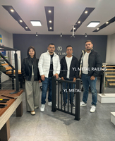 YL METAL Moderne Aluminium-Geländer für Balkon, Dachterrasse, Brüstung und Handlauf