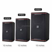 KP8055 Haut-parleur de karaoké KTV passif à 2 voies de 15 pouces, 500W, haut-parleur professionnel PA pour système de divertissement de club et de bar