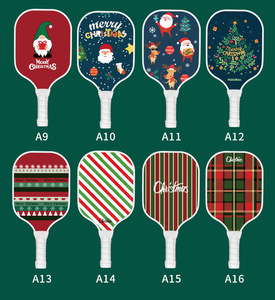 Venta al por mayor de fábrica: Pala de pickleball de fibra de vidrio con diseño de panal para niños, regalo de Navidad - Duradera para entrenamiento y entretenimiento - Product Image 6