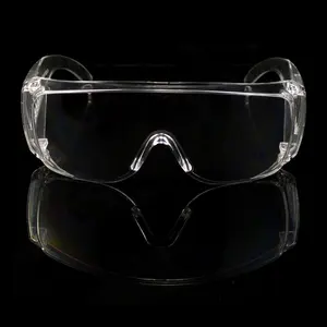 Gafas protectoras de seguridad para los ojos, lentes médicas transparentes de cristal antiniebla para protección ocular