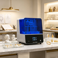 Imprimantes 3D professionnelles NOVA3D GEM3 MAX, les meilleures pour la création de bijoux sur mesure : bagues, bracelets, pendentifs sertis de zircons pour les ateliers de bijouterie.
