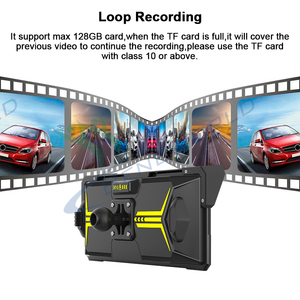 Mới đến chất lượng tốt nhất OEM Carplay <span class=keywords><strong>Android</strong></span> tự động xe máy Carplay đa phương tiện truyền thông Máy nghe nhạc 8.1inch hệ thống <span class=keywords><strong>Android</strong></span> 2GB + 32GB với DVR - Product Image 5