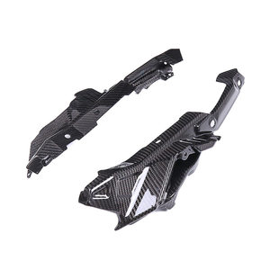 Kit Completo de Carrocería para Motocicleta, Fibra de Carbono, para Yamaha <span class=keywords><strong>MT10</strong></span> FZ10, Guardabarros, Alerones, Piezas Modificadas, Carbono 3K, Negro Gris, 16-21 - Product Image 2