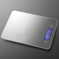 Báscula digital electrónica de acero inoxidable, balanza multifunción para comida, medidas en gramos y onzas