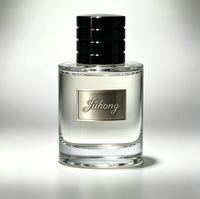 Tapa Magnética de Zamac para Perfume, Cilindro Ranurado de Aleación de Zinc, Tapa Magnética para Perfume para Botella de Vidrio FEA15, Juego de 30 ml, 50 ml, 100 ml