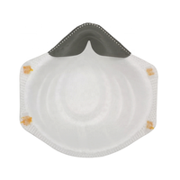 Masque facial jetable à prix avantageux - Demi-masque FFP2 EN149 3 couches anti-poussière en forme de coupe avec pince-nez réglable