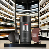 US-Bestseller Sofortige Haarausfall-Abdeckung Schwarzes Haaraufbaupulver Beste Haaraufbaufasern