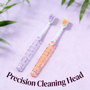 Brosses à dents pour adultes faciles à utiliser et douces pour le nettoyage, vente en gros, échantillon gratuit, soins dentaires, brosse à dents pour appareils dentaires - Product Image 5