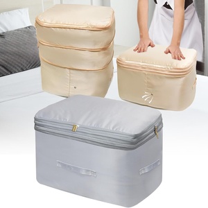 Manufacturer Customized Oxford <b>Large</b>-sized Quilt <b>Bag</b> Compression <b>Bag</b> for Bedding <b>Storage</b> Clothing Pillow Double Zipper Thickened - Product Image 5