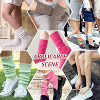 Chaussettes amples en coton doux Xingyou, hauteur genou, personnalisables pour femmes, avec étiquette et design sur mesure