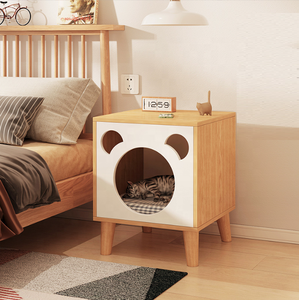 Nouveau design en bois pour chambre de chat et <span class=keywords><strong>chien</strong></span> <span class=keywords><strong>Table</strong></span> de chevet <span class=keywords><strong>Table</strong></span> d'appoint pour chat et <span class=keywords><strong>chien</strong></span> - Product Image 4