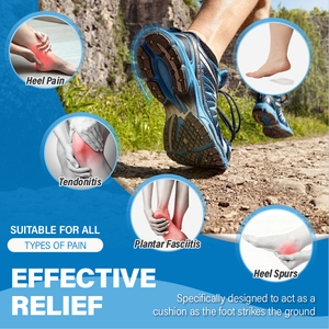 Almohadillas de Gel para <span class=keywords><strong>Talones</strong></span>, Ecológicas, Duraderas, Alivio del <span class=keywords><strong>Dolor</strong></span>, Fascitis Plantar, Espolones Calcáneos, Tratamiento de Aquiles - Product Image 3