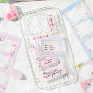 10 hojas por paquete <span class=keywords><strong>de</strong></span> pegatinas Sakura Cloisters Series Material japonés Bottoming Collage Decoración vintage - Product Image 4