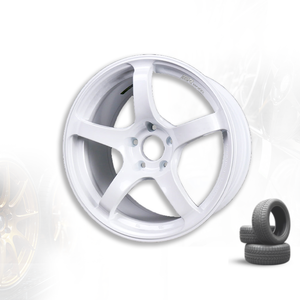 ล้ออลูมิเนียมอัลลอยด์3R 17X7.5นิ้วล้อรถยนต์หลายก้านสีขาว jdm ADVAN GT 03664-V3 ET38 5H113ส่งออกจากมาเลเซีย - Product Image 6