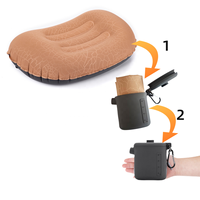 Oreiller gonflable léger et imperméable pour le camping en plein air, oreiller pliable en TPU
