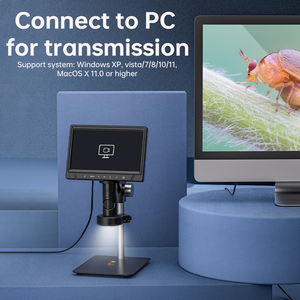 351-B 1200倍 12MP 7インチIPSスクリーン顕微鏡メーカー 電子拡大鏡 光学デジタル顕微鏡 はんだ付け用 - Product Image 2