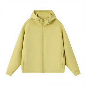 Sweat-shirt à capuche surdimensionné pour homme, couleur unie, décontracté, en molleton français, manches longues, pour l'automne - Product Image 1