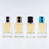 Flaconi Vuoti per Profumo con Fondo Spesso Personalizzati all'Ingrosso, Confezione di Lusso con Scatola, Flaconi Quadrati da 50ml e 100ml per Uomo