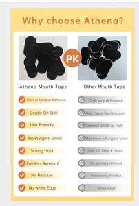 تقشير غير مؤلم عديم الرائحة خالية من اللاتكس شريط فم كبير الحجم مناسب للنوم - Product Image 2