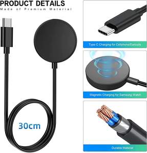 <span class=keywords><strong>Chargeur</strong></span> de <span class=keywords><strong>montre</strong></span> USB C compatible avec <span class=keywords><strong>Samsung</strong></span> Galaxy Watch 6/6 Classic/ 5 Pro/ 5/4/ 4 Classic/ 3/ <span class=keywords><strong>Active</strong></span> <span class=keywords><strong>2</strong></span>/ <span class=keywords><strong>Active</strong></span> - Product Image 4