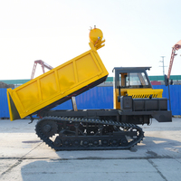 Hochwertiger 8-Tonnen 9-Tonnen Hydraulischer Raupenkipper Erdbewegungsmaschine Mini-Dumper Landwirtschaftlicher Allterrain-Mini-Kipper