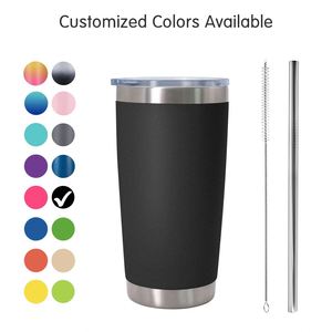 Double Wall Vacuum Insulated Travel <b>Mugs</b> Coffee Cup Stainless Steel Tumbler With Custom Logo - Product Image 3