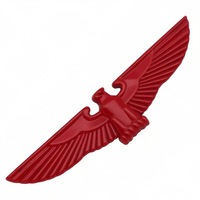 Autocollant de logo de voiture Totem d'aigle volant en métal 3D haut de gamme créatif personnalisé décalcomanie de voiture émaillage déployez vos ailes jeu de droits