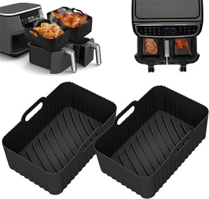 Food Grade <strong>Silicone</strong> <strong>Air</strong> <strong>Fryer</strong> Liner Rectangle Baking Pan Non-stick <strong>Silicone</strong> Pot <strong>for</strong> <strong>Air</strong> <strong>Fryer</strong> - Product Image 1