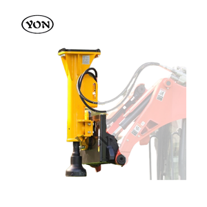 Pilonneuse SL1640 pour mini-chargeuse, pour le clouage de poteaux, l'installation de clôtures, de panneaux d'arbres, marteau à pieux - Product Image 1