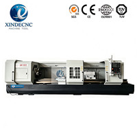 Machine à tarauder les tuyaux CNC QK1322, robuste, grande capacité, alésage 225 mm, pour le taraudage et le tournage dans le secteur pétrolier, pour les pipelines de pétrole