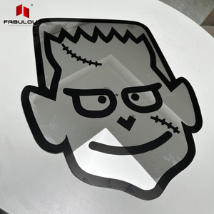 FABULOSO Foglio Acrilico a <span class=keywords><strong>Specchio</strong></span> Tagliato su Misura 3D Contemporaneo per Decorazione Auto Casa Adesivo Murale per Bambini <span class=keywords><strong>Stampa</strong></span> e Taglio <span class=keywords><strong>Specchio</strong></span> Acrilico - Product Image 2