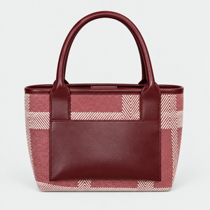 Bolsos de Mano Personalizados de Lujo para Mujer, Pequeños, de Tela de Algodón y Cuero PU, Bolsos de Hombro, Bolsos Cruzados Casuales con Patrón de Letras y Cierre a Presión - Product Image 1