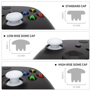 EXtremeRate Robot White Swappable Edge Sticks Interchangeable Analog Stick Joystick Thumbsticks pour Xbox Series X S Controller - Product Image 4