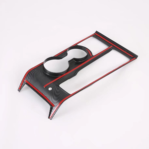 Panel de Cambio de marchas de fibra de carbono para coche, cubierta protectora embellecedora, Kit de carrocería, accesorios mejorados para <span class=keywords><strong>Hyundai</strong></span> <span class=keywords><strong>Tucson</strong></span> <span class=keywords><strong>2019</strong></span> - Product Image 4