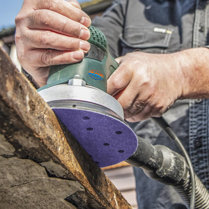 Nhà máy-cung cấp trực tiếp đa-lỗ giấy nhám gốm phim xe sơn pre-cát đĩa cho ô tô refinishing kim loại đánh bóng - Product Image 5