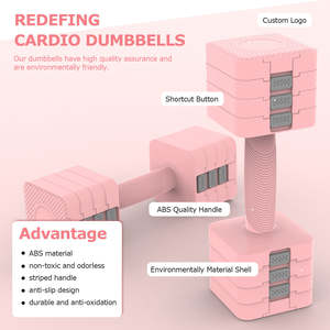 GORDON muestra gratis al por mayor nuevo juego de mancuernas de peso ajustable de hierro ABS para mujeres gimnasio en casa entrenamiento EQUIPO DE Fitness - Product Image 3