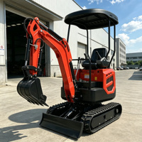Mini-excavatrices hydrauliques sur chenilles de 1,8t et 3 tonnes, avec service après-vente gratuit, en promotion