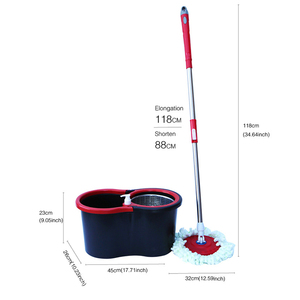 Nhà Sản Xuất Bán Buôn Hộ Gia Đình Làm Sạch Kit Quay Lau Thép Không Gỉ Sợi Nhỏ Vải Xô Lau - Product Image 5