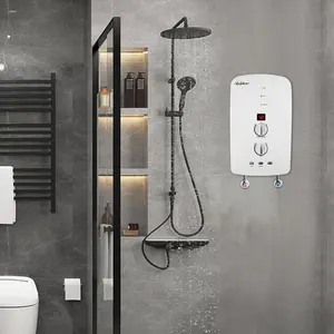 220 V OEM kleine badkamer instant elektrische tankless boiler voor hot douche met pomp