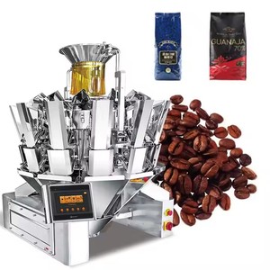 Báscula de combinación automática eléctrica de 14 cabezales, báscula de pesaje automática multicabezal para envasado de alimentos y bebidas, Material de madera PLC - Product Image 4