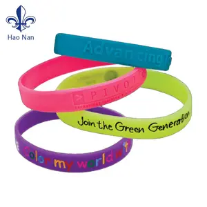 Pulsera de silicona impresa personalizada <span class=keywords><strong>para</strong></span> hombres y mujeres pulsera de Amistad deportiva pulsera de goma personalizada pulsera de moda de recuerdo - Product Image 4