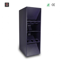 Système audio professionnel LS-F221 6000W Haute puissance Double caisson de basses de 21 pouces