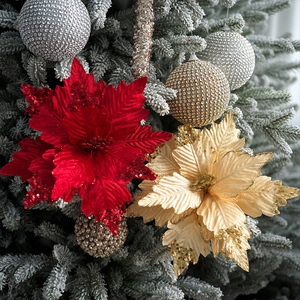 Christmas <b>Tree</b> Decorations Pendants Flowers Flower Shape Factory Direct Sales - Product Image 5